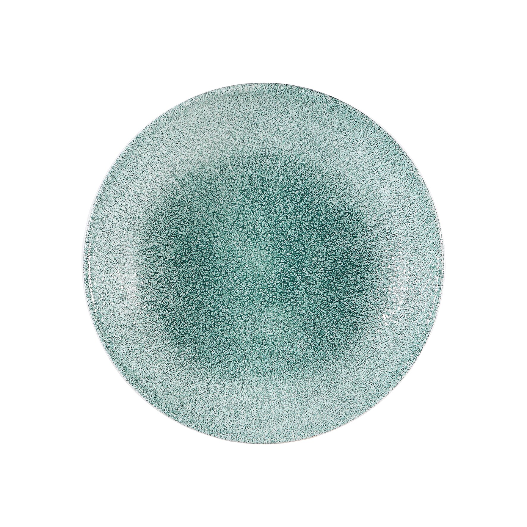 Studio Prints Raku, Coupeteller Evolve ø 260 mm Jade Green