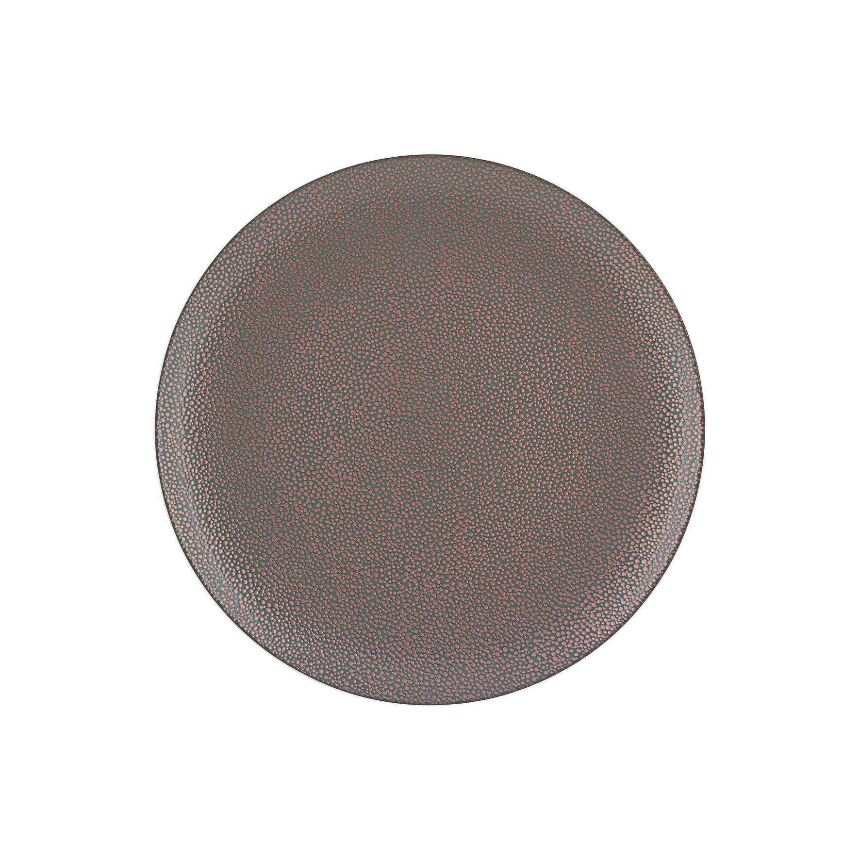 Pearls, Coupteller flach rund ø 270 mm metallic copper